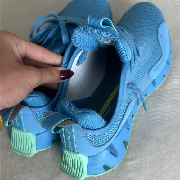 Reebok Women's Zig Dynamica G Blue & Green - Picture 6 of 7